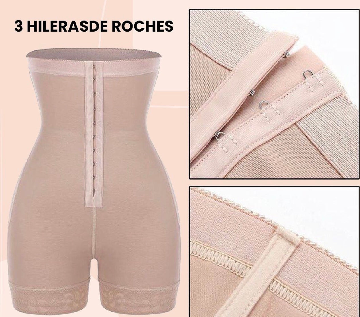SHORT XTRA ALTO CON 3 HILERAS