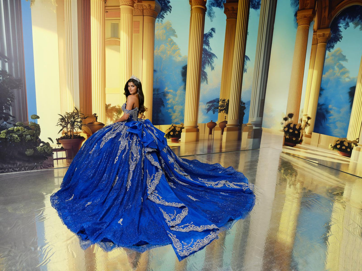 PR30224 ROYAL BLUE WITH SILVER 14