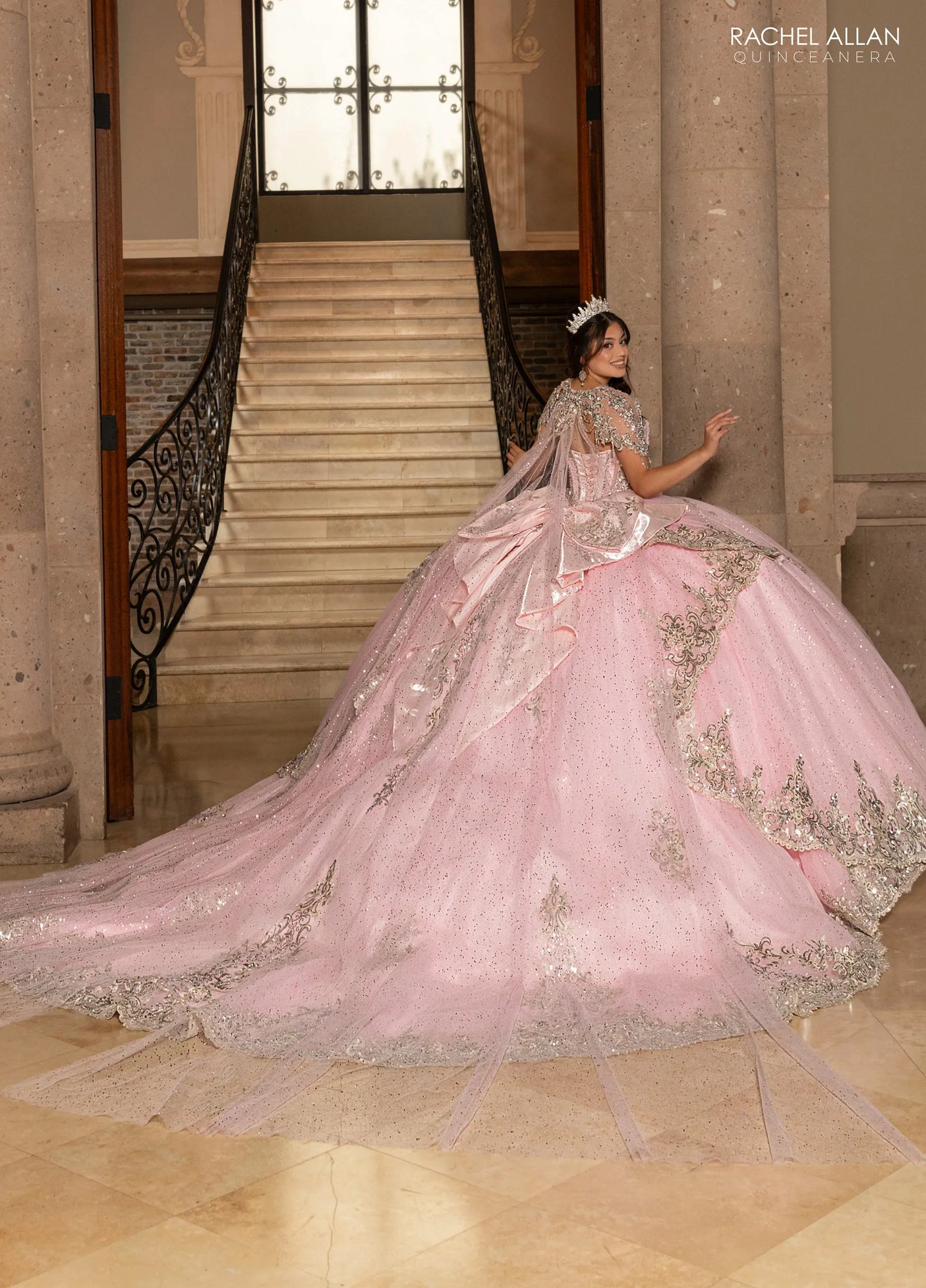 RQ3172 PINK WITH SILVER 12