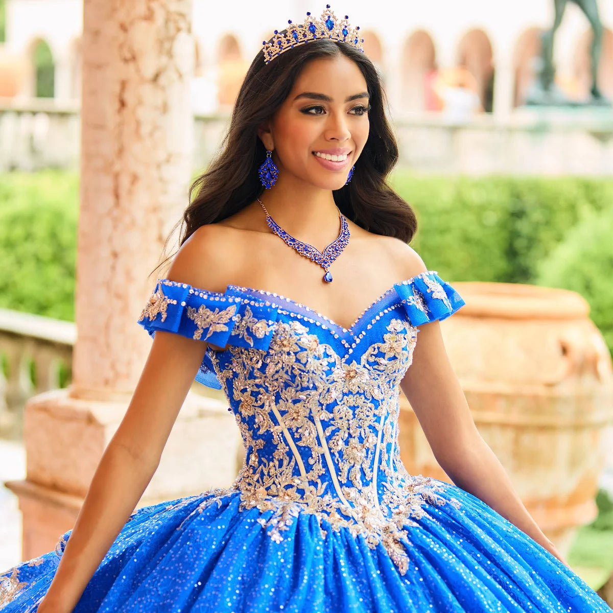 PR30163 ROYAL BLUE WITH GOLD 14