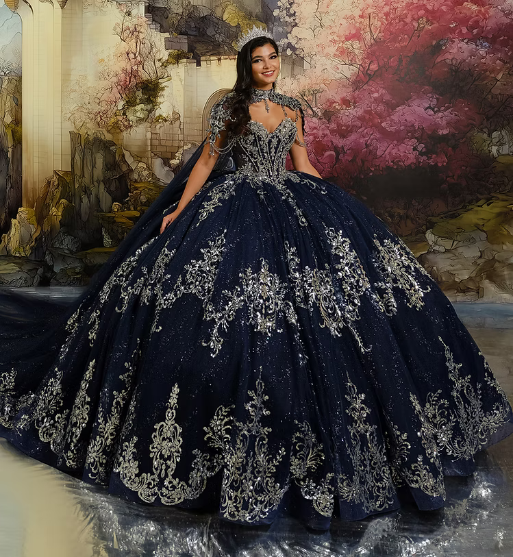 PR30223 NAVY BLUE WITH SILVER 10