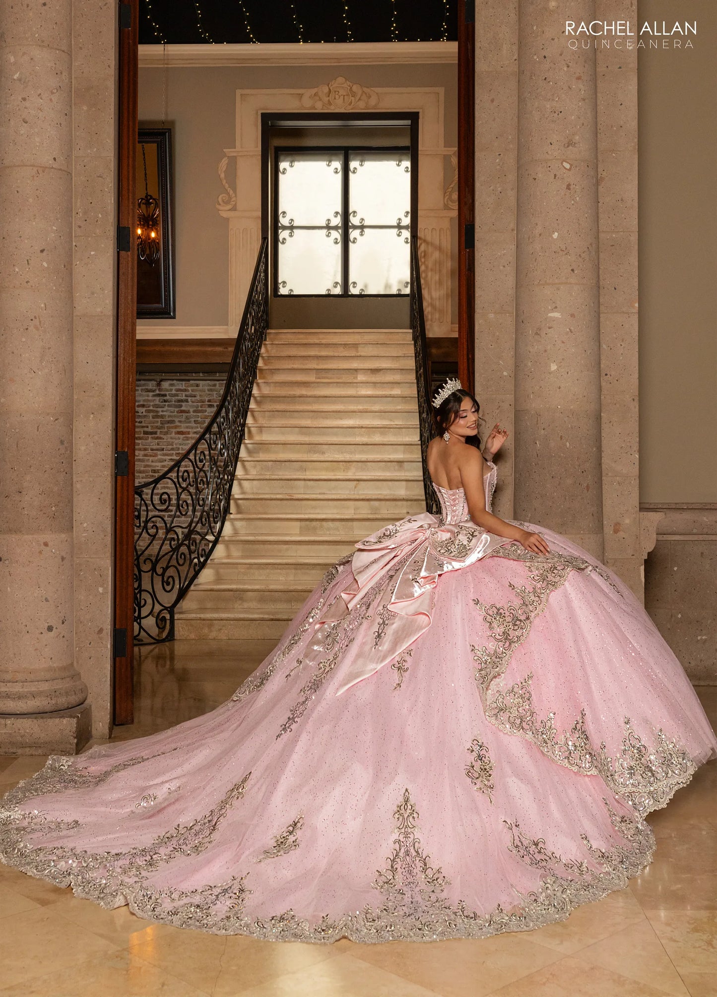 RQ3172 PINK WITH SILVER 12