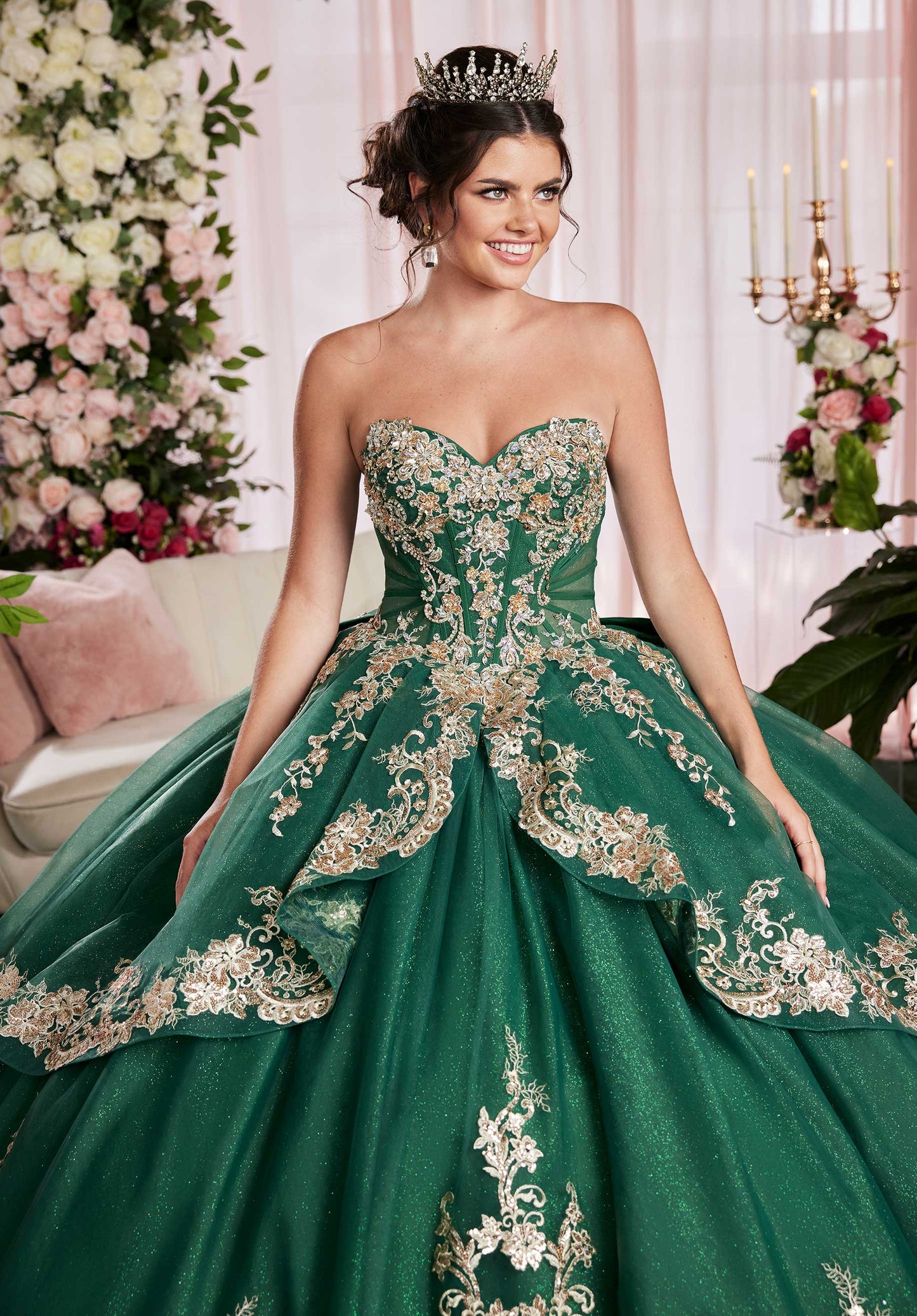 89521 EMERALD WITH GOLD 14